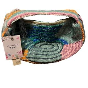 Viral Handcrafted Multicolor Beaded Bag
